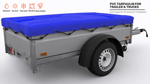 Nhiệm Vụ Nặng Nề Bạt PVC Chống Cháy PVC Tráng Bạt Vải Không Thấm Nước Vinyl Xe Tải Vải Với Logo In Ấn - Product Image 3