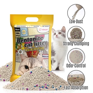 <b>Cat</b> <b>Litter</b> Factory Direct Sale 10L 5kg 10kg 20kg 25kg Clumping Bentonite Arena Para Gatos <b>Cat</b> <b>Litter</b> - Product Image 1