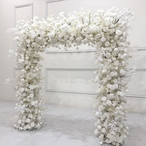 Arco Floral Decorativo para Bodas, Marco Floral para Escenario, Fondo para Arco de Boda de 8*8 pies, Decoración de Boda, Arco de Flores Multicolor - Product Image 6