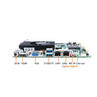Placa Base Industrial Mini ITX de Bajo Voltaje con CPU Intel I3/I5/I7 de 4.ª/5.ª Generación, DDR3, Puertos LAN Gigabit Simples/Duales, 4G/WiFi