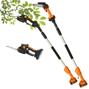 Grand arbre personnalisé 1.5M haut pôle extensible <span class=keywords><strong>taille</strong></span>-<span class=keywords><strong>haie</strong></span> longue portée sécateur industriel alimenté par batterie au Lithium haute - Product Image 1