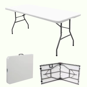 Tavolo <span class=keywords><strong>da</strong></span> Caffè Pieghevole per <span class=keywords><strong>Esterni</strong></span>, Portatile, per Computer, Poker, Studio, Pranzo ed Eventi, con Sedie - Product Image 1