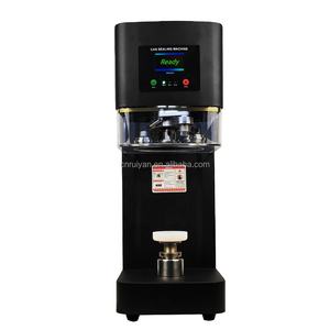 Tragbare elektrische PET-Aluminium-Dosen versiegelung Automatische # Deckels chließ maschine für Getränke Neuwertige Getriebe kern komponenten - Product Image 3