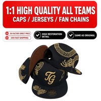 Nuevas Llegadas: Gorra de Béisbol Estilo Era de 6 Paneles de Alta Calidad, Impermeable, Gorras de Nueva York, Gorra Deportiva Ajustada con Puntos