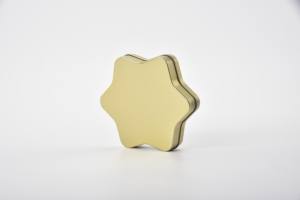 Tarro de Metal de almacenamiento en forma de estrella personalizado Offset impreso recuerdo coleccionable estaño artesanías de Metal hechas a mano - Product Image 2