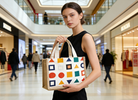 Nouvelle Tendance 2026 : Sac à Main Personnalisable en Coton et Lin, Doux et Portable, Petite Taille, Idéal pour le Shopping – Meilleure Vente