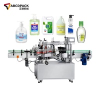 Unité d'embouteillage automatique contrôlée par PLC pour pâtes, liquides, réactifs et huiles, avec fonctions de remplissage, de bouchage et d'étiquetage