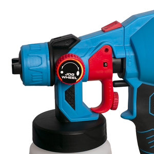 Pistolet de peinture sans fil FIXTEC 20V, 800 ml, portable, électrique, <span class=keywords><strong>avec</strong></span> batterie au lithium et buse - Product Image 4
