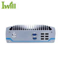 Caja de metal de aluminio de 8ª/9ª generación a un precio razonable, Mini PC 2 * USB3.0 6 * compatible con Linux Pfsense, características integradas de la computadora