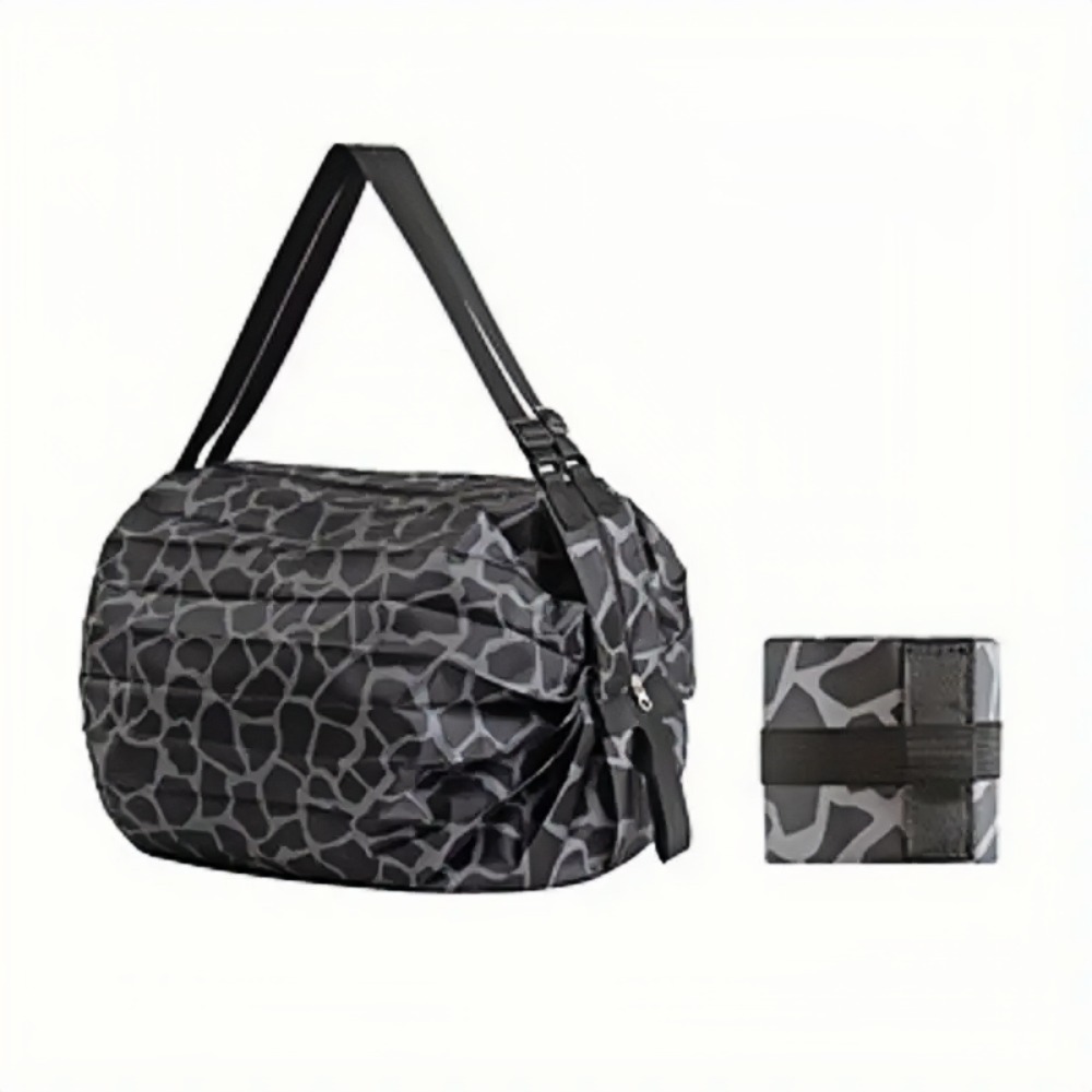 Premium One Second Foldable Pleated Shopping Bag with Custom Camouflage ...