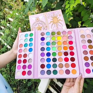 Venta al por mayor 96 Color sombra de ojos maquillaje bronce talco libre sombra de ojos maquillaje de lujo brillo en la oscuridad paleta de sombras de ojos - Product Image 4