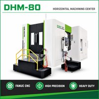 DHM50D Neue R&C Hochleistungs-Einspindel-BT50-Doppelarbeitstisch-FANUC-Horizontal-Bohr- und Fräsmaschine mit hoher Genauigkeit