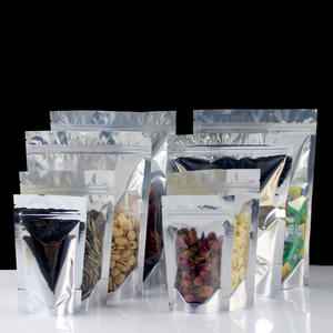 ถุงอาหารพลาสติกฟอยล์อลูมิเนียมใสด้านหน้าพิมพ์ลายแบบกำหนดเองมีซิปล็อคถุงซิปล็อคเปิดปิดได้กันความชื้นถุงอาหารพลาสติก - Product Image 6