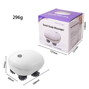 Masajeador Eléctrico Portátil para Cabeza <span class=keywords><strong>y</strong></span> <span class=keywords><strong>Cuero</strong></span> <span class=keywords><strong>Cabelludo</strong></span>, Relajante, con 4 Nodos, Efecto de Amasamiento Profundo para Aliviar el Estrés - Product Image 5