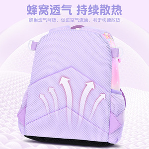 Zm Baby Cartoon Backpack For Girls 3-6 Years School Bag With Multiple Compartments And Reflective Safety Design - Product Image 4