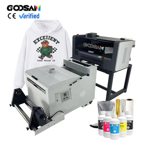 Machine d'impression de t-shirts à transfert de chaleur à double tête xp600 30 cm A3 30 cm Imprimante DTF avec machine à secouer la poudre et séchoir - Product Image 1