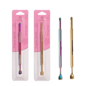 Poussoir à cuticules pour ongles Papier abrasif auto-adhésif 100/240 Papier <span class=keywords><strong>sablé</strong></span> remplaçable Poussoir à cuticules Outil de manucure - Product Image 6