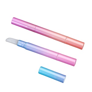 Worie Lip Gloss Pen Tube Plastic Transparent 2ml Cosmetic Packaging Convenient <b>Makeup</b> <b>Tools</b> - Product Image 3