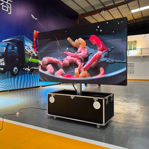 Portable Folding P4 LED Digital Signage Cabinet With Flight Case SDK Safety Lock Shockproof Pad For Indoor Commercial Use - Product Image 2