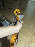Violon professionnel taille 4/4 fait main, son magnifique, finition vernie, grain clair