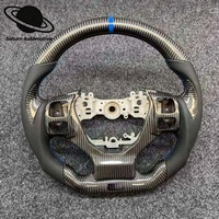 Volant de voiture en fibre de carbone avec LED, compatible avec Lexus LC300, LX600GS, RX, LX, GX450, GX460, IS250, IS300, IS350, IS, LS, NX, GX, RCF