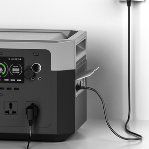 Station d'alimentation portable 2000W LiFePo4, générateur solaire, batterie lithium, prises AC/DC, prise allume-cigare - Product Image 5