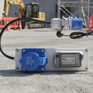 กล่องจ่ายไฟแบบพกพา 16A/32A สำหรับ WiFi แบบเฟสเดียว IP67 พร้อมสายต่อขยาย 0.5 เมตร กล่องจ่ายไฟแบบพกพา - Product Image 3
