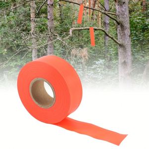 SubZero 150' x 1-3/16" x 5Mil Pink Fluoreszierendes Neon-Orange Winter-Baummarkierungsband - Product Image 4