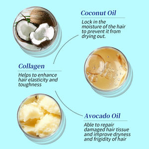 มาส์กบำรุงผม OEM/ODM ปราศจากซัลเฟต ออร์แกนิค บำรุงล้ำลึกด้วยเคราตินและคอลลาเจน สำหรับผมเสีย - Product Image 4