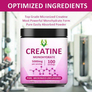 Créatine monohydratée en poudre OEM/ODM, complément sportif pour la musculation, pré-entraînement, adulte, 100% naturel, biologique, soutien immunitaire - Product Image 5
