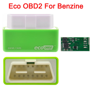 Màu xanh lá cây ecoobd2 ECU Chip điều chỉnh hộp cắm & lái xe sinh thái OBD2 cho xe ô tô 15% nhiên liệu tiết kiệm điện hơn - Product Image 3