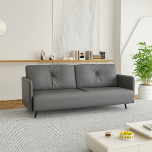 Juego de Sofás de Cuero Nórdico de Color Personalizado, Apto para Sofás Dobles en Apartamentos Pequeños, Hoteles, Relleno de Esponja, Sofás de Salón Familiar - Product Image 5