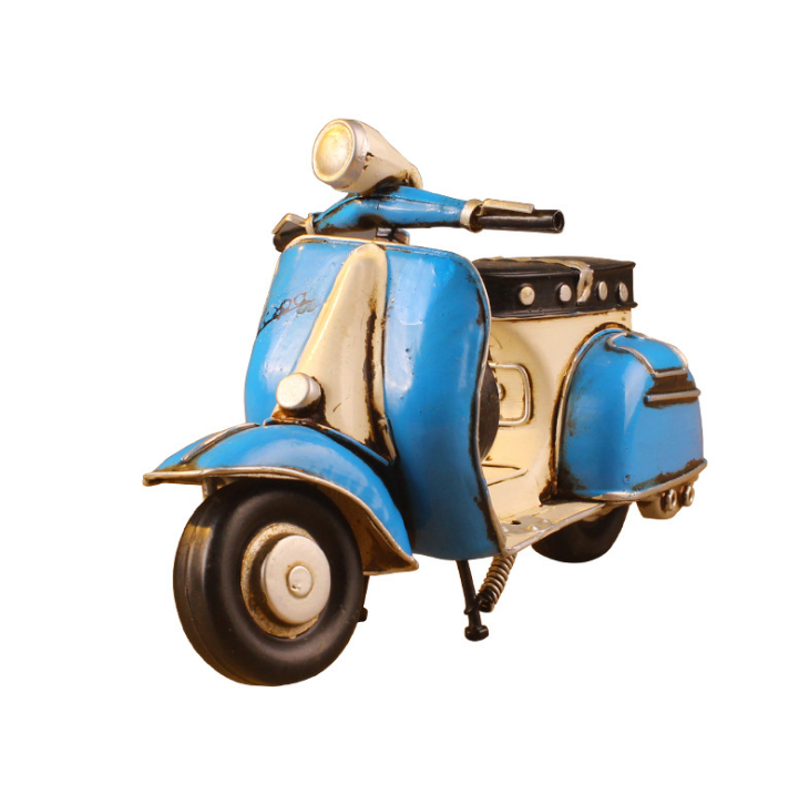 Retro Manual Vespa Small Sheep Pedal Motorcycle Ornaments