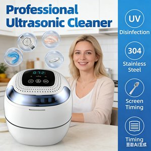 <span class=keywords><strong>Limpiador</strong></span> Ultrasónico Portátil Recargable para Dentaduras Postizas, Retenedores y Aparatos Ortodóncicos |   Dispositivo <span class=keywords><strong>de</strong></span> Cuidado Dental para Uso Doméstico - Product Image 1