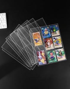 A4 Kpop ảnh Chất kết dính trang bên trong album chèn 100 micron 8 lưới không thường xuyên một mặt Refill PVC và axit miễn phí Refill trang - Product Image 4