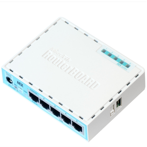 Mikrotik RB750Gr3 เราเตอร์ 5 พอร์ต ระบบปฏิบัติการ RouterOS สำหรับใช้งานในบ้าน รองรับ WEP และ QoS  Wi-Fi แบบดูอัลแบนด์ รุ่น US - Product Image 1