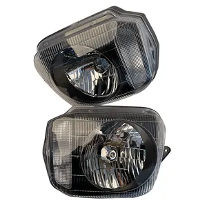 Car Headlights Turn Light Jimny Headlamp Crystal JB23 1998 1999 2000 to 2013 Bottom Black A Pair for Suzuki Jimny