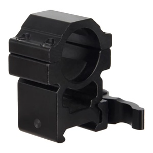 Anillas Metálicas Profesionales de 30 mm/25 <span class=keywords><strong>1</strong></span>/2 Pulgadas, Resistentes al Agua, de Liberación Rápida, para Montaje de Mira Táctica - Negro, para Linterna/Visión Nocturna/Luces - Product Image 4