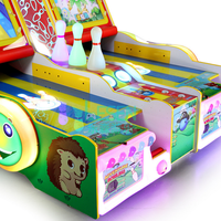 Machine de jeu d'arcade de bowling d'aventure de qualité commerciale, à monnayeur, pour deux joueurs, avec système de rédemption de tickets, pour centre de jeux