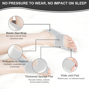 Cómodo Corrector de juanetes Férula de <span class=keywords><strong>dedo</strong></span> grande <span class=keywords><strong>Martillo</strong></span> Enderezador de dedos Hallux Valgus Separador de dedos - Product Image 3