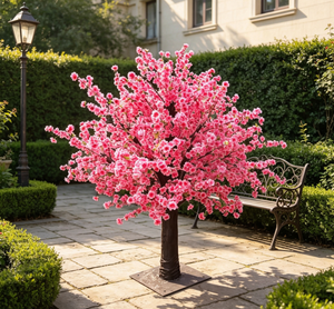 Achetez une Arche Décorative <span class=keywords><strong>pour</strong></span> Entrée, avec des Roses et des Arbres Artificiels <span class=keywords><strong>pour</strong></span> l'Intérieur et l'Extérieur, <span class=keywords><strong>en</strong></span> Rouge, <span class=keywords><strong>pour</strong></span> la Décoration Murale d'Entrée, Mini Arbre Artificiel - Product Image 6