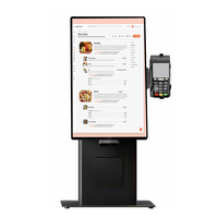 Terminal de Pago y Pedidos de Autoservicio con Pantalla Táctil Android de 24 Pulgadas para Escritorio, OEM de Fábrica, para Hoteles y Bares