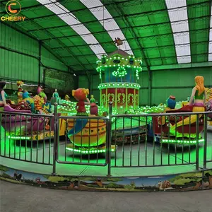 Promotion other amusement park products rotary mermaid disco tagada turntable rides for sale