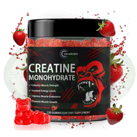 Compléments de créatine monohydrate OEM sans sucre sous forme de gommes pour adultes, pour la force musculaire, les performances sportives et la gestion de l'énergie