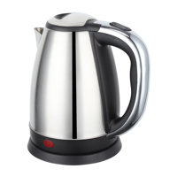 Bouilloire électrique 1,8 L 1500 W en acier inoxydable sans fil, chauffe-eau pour usage quotidien et voyage, appareil de cuisine
