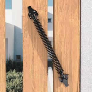 Chiudiporta Automatico OUROOM XY304F in Acciaio Inox 304 Nero Moderno <span class=keywords><strong>per</strong></span> Cancelli e Porte Esterne in Legno 15-55kg - Product Image 4