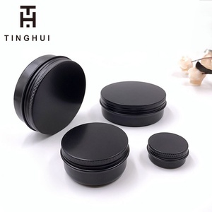Pot en aluminium vide pour crème, baume à lèvres et cosmétiques, avec couvercle, disponible en 5g, 10g, 15g, 20g, 30g, 50g, 100g, coloris Argent, Or, Noir Mat - Product Image 5