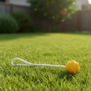 Pelota de Goma con Cuerda Flotante de 4.5 cm x 35 cm, Juguete para Mascotas - Product Image 3