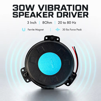 Samtromic YD78-01online Promotion Transducteur Tactile Mini Bass Shaker Haut-parleur à Vibration pour Basse DIY Home Cinéma Canapé Siège de Voiture