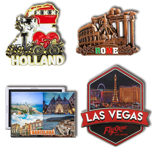 Personalizzare la <span class=keywords><strong>città</strong></span> turistica resina <span class=keywords><strong>paese</strong></span> Souvenir 3d metallo adesivi magneti da frigorifero per frigo foto magneti frigo personalizzati - Product Image 1